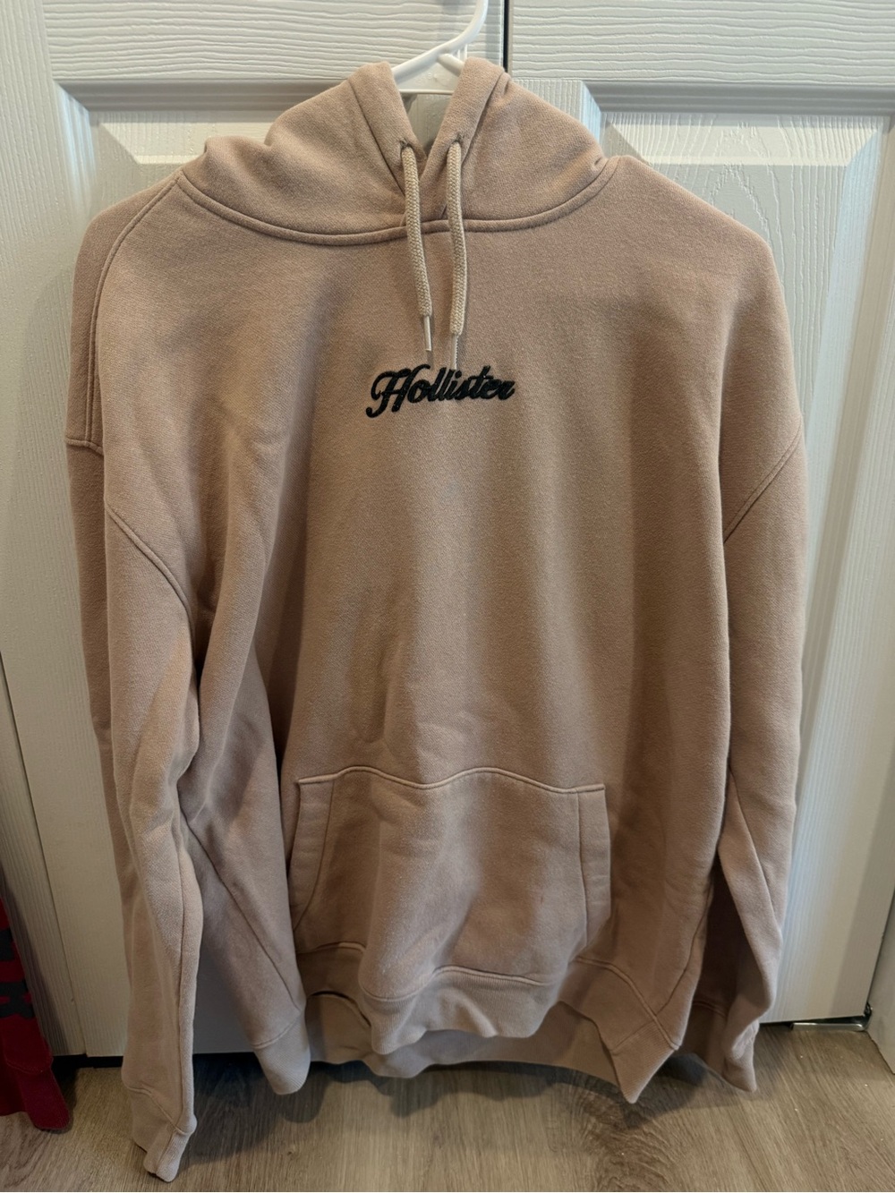 Hollister Men's Hoodie - L - Beige/tan